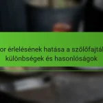 A bor érlelésének hatása a szőlőfajtákra: különbségek és hasonlóságok