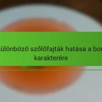A különböző szőlőfajták hatása a borok karakterére