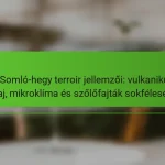 A Somló-hegy terroir jellemzői: vulkanikus talaj, mikroklíma és szőlőfajták sokfélesége