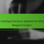 Az ökológiai borászat alapelvei és előnyei Magyarországon