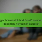 Magyar borászatok borkóstoló eseményei: időpontok, helyszínek és borok